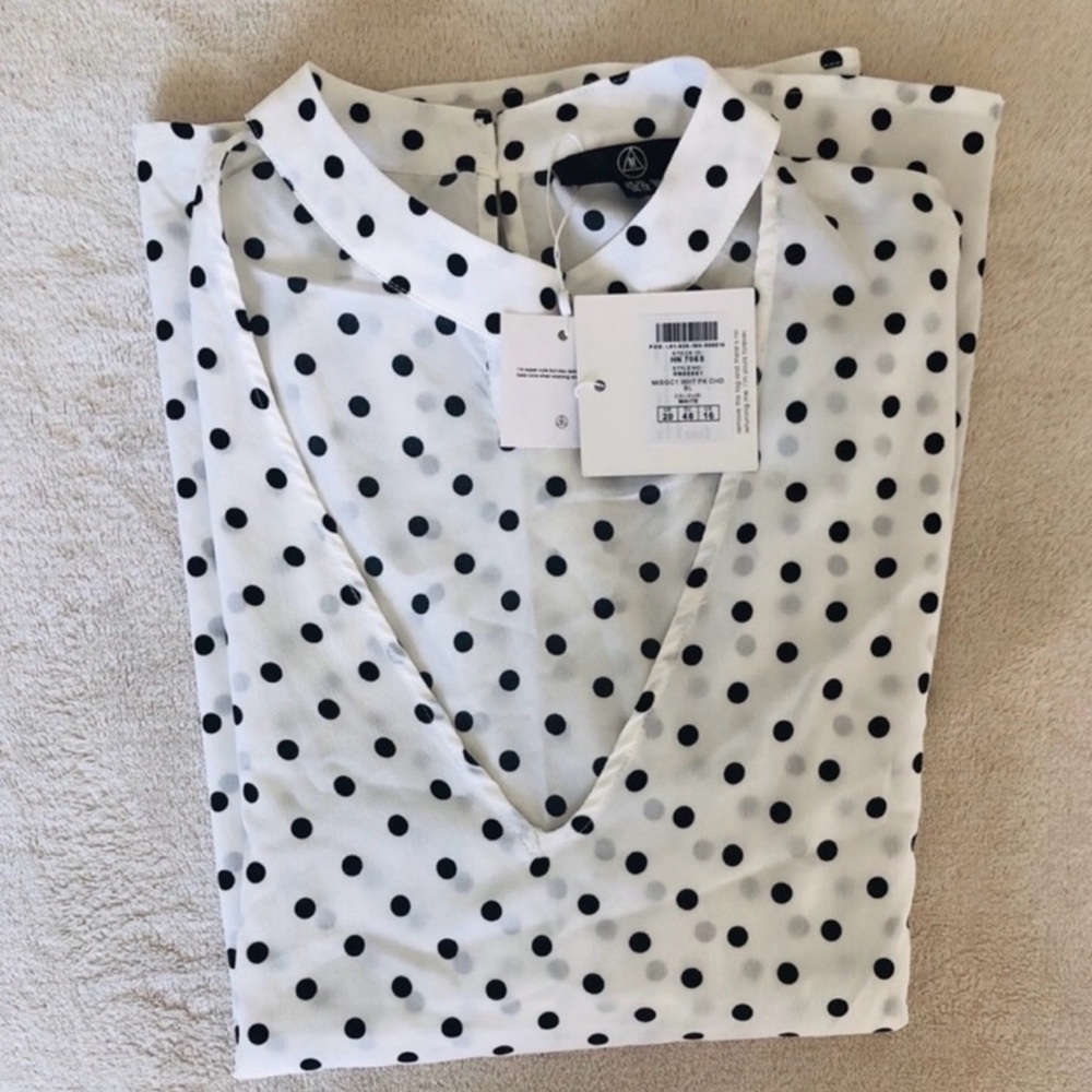 Missguided White Choker Blouse - Picture 10 of 13